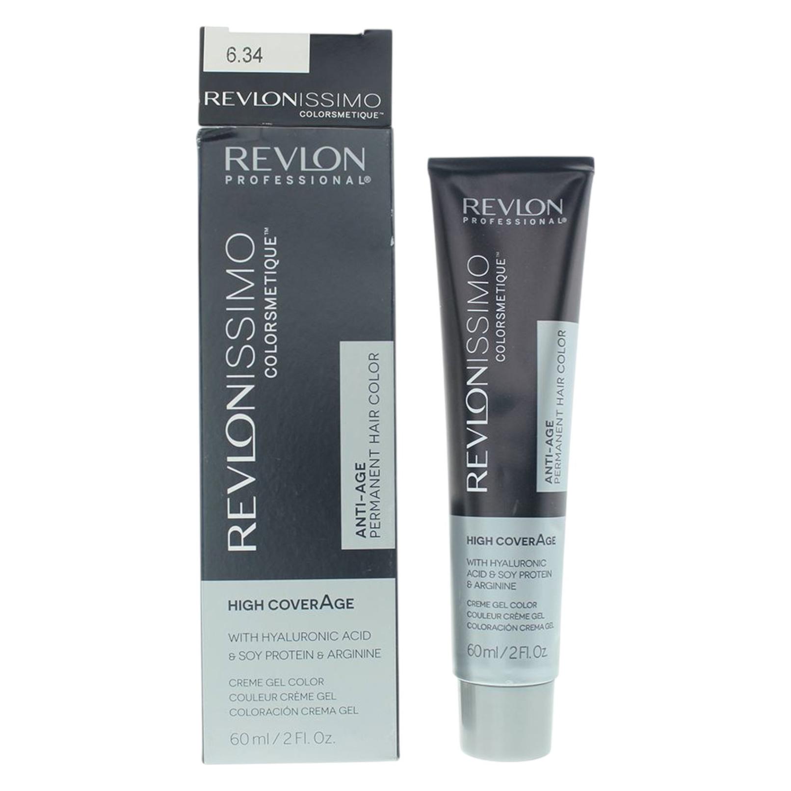 Revlon Revlonissimo Colorsmetique High Coverage 6.34 Dark Hazel Blonde 2oz Hair Color (6.34 Dark Hazel Blonde) (56584086)