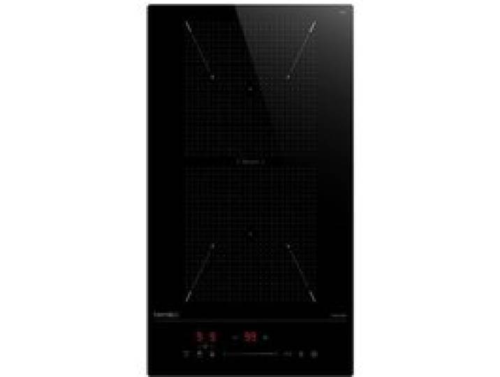 Hermitlux plaque induction 2 feux encastrable zones flexibles Domino plaque de cuisson electrique 9 niveaux de puissance et