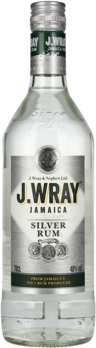 J.Wray Silver Jamaica Rum 40% Vol. 0,7l