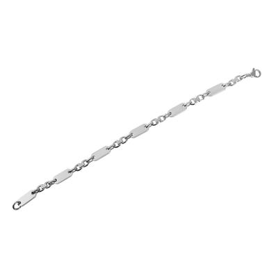 Armband ADELIA´S "Armband aus Edelstahl 21 cm", silber, Armbänder, Damen, 21cm, Edelstahl, Armband, Zum Verschenken – passend für viele Anlässe