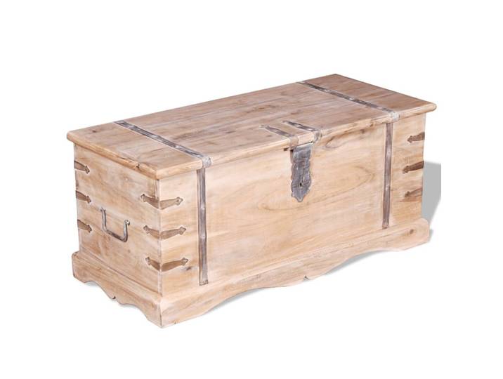 vidaXL Truhe Akazienholz
