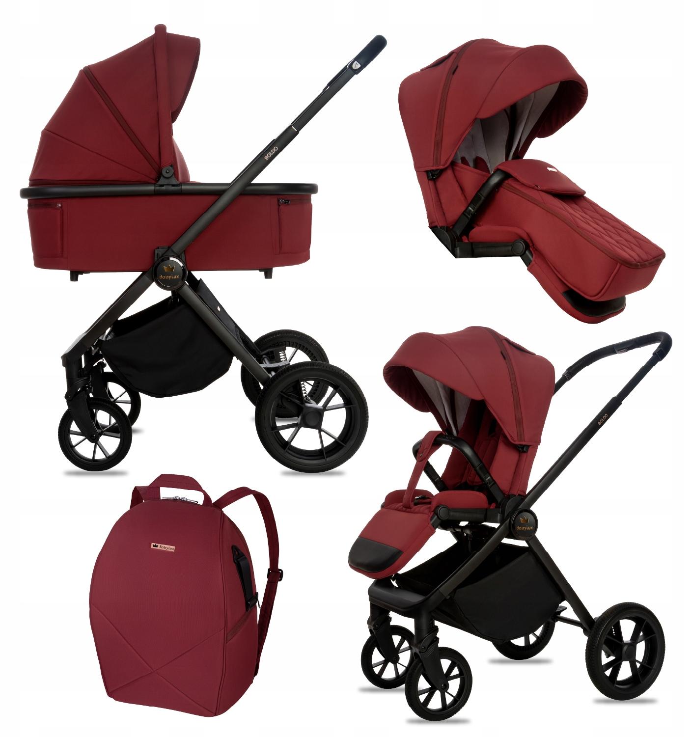 BabyLux Boldo 2-in-1 Kinderwagen, Gondel, Leichtgewicht, Faltbares Set
