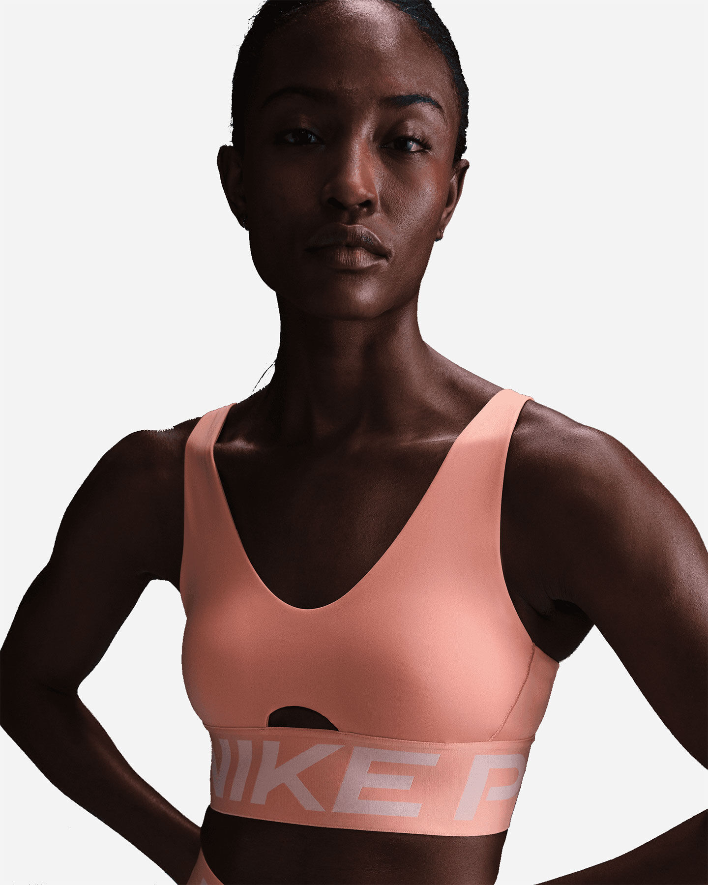 Nike Pro Indy W - Bra Training - Donna - Arancione L