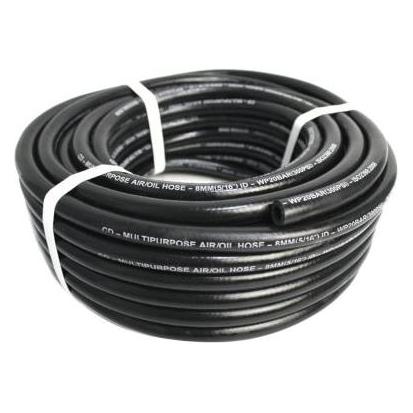 RS PRO Compressed air hose, Black, 6mm ID (9145540)