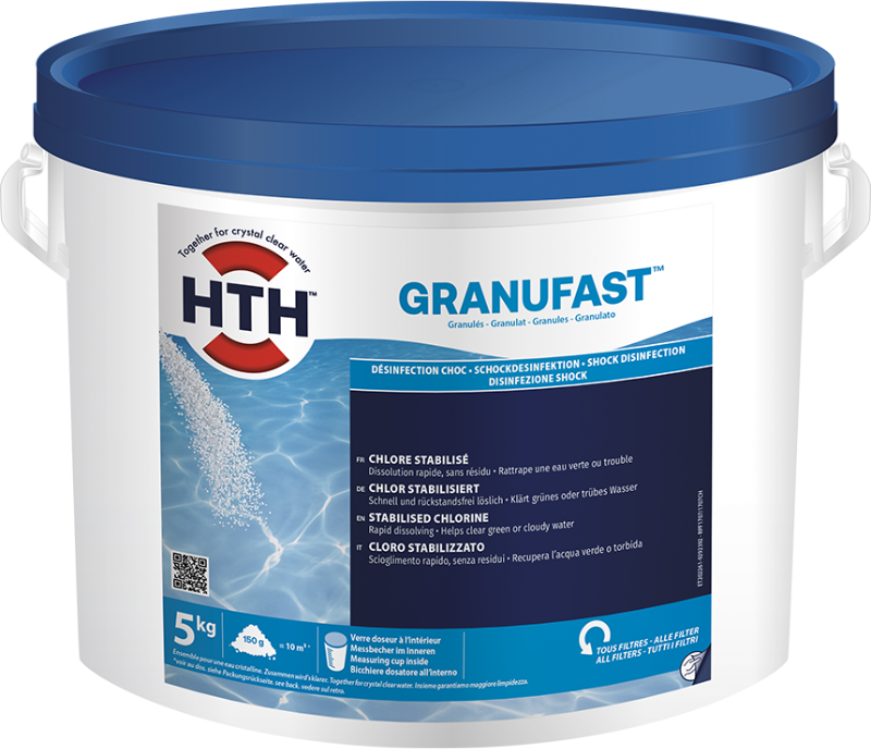 Chlore choc stabilisé hth® GRANUFAST - 5kg