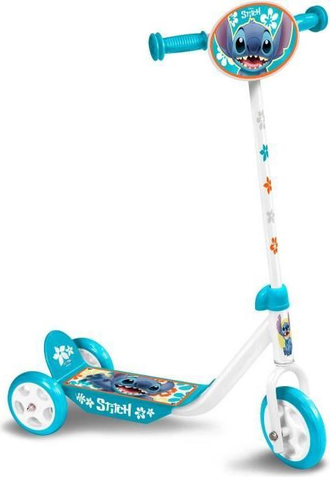 Disney Stitch 3-wieljes step met verstelbare hoogte en groot antislipplatform