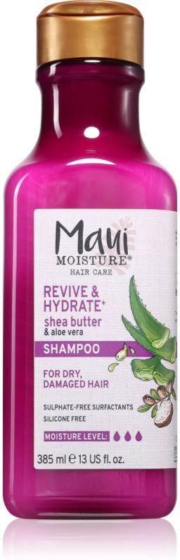 Maui Moisture Revive & Hydrate + Shea Butter & Aloe Vera feuchtigkeitsspendendes und revitalisierendes Shampoo für trockenes und beschädigtes Haar 385 ml