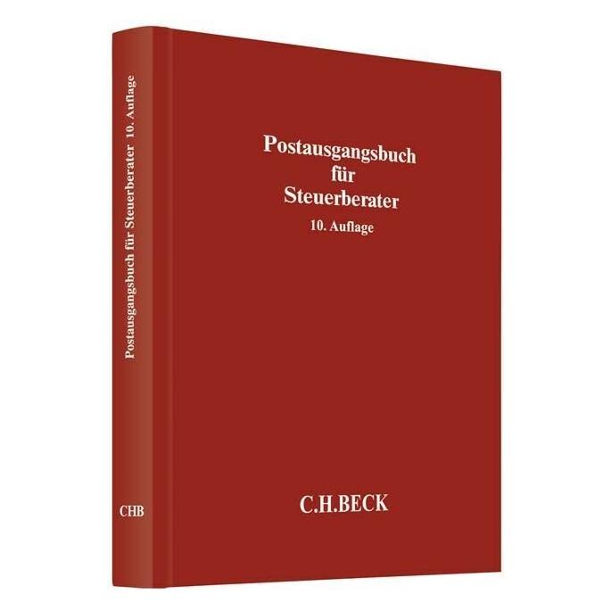 Beck C.H. Postausgangsbuch für Steuerberater (Deutsch, Hardcover) (41259576)
