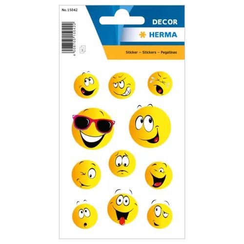 HERMA 33 Aufkleber 15042 Smiley
