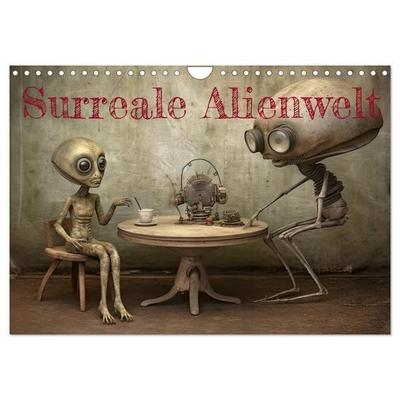 Surreale Alienwelt (Wandkalender 2027 DIN A4 quer), CALVENDO Monatskalender