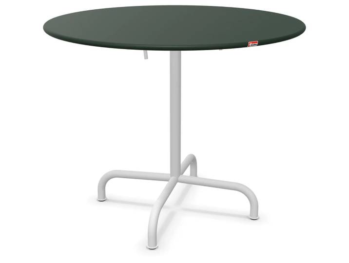 Metalltisch Rigi Rund von Schaffner / Farbe: Tannengrün / Grösse: x cm
