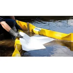 DENSORB Ölsperre ECOLINE 250, 10 m, für kleine Binnengewässer, Freibord 100 mm, Tauchtiefe 150 mm