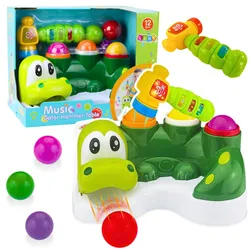 Arcade-Spiel Ball Knocker Slide Hammer Interaktives Krokodil