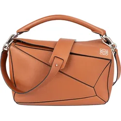 Loewe Loewe Brown Leather Puzzle Handbag Koffer24
