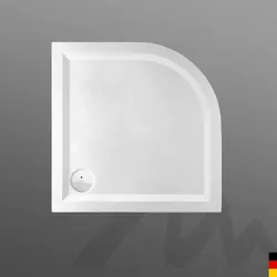 Mauersberger Duschwanne „aphylla“ 1000 × 1000 mm in Weiß