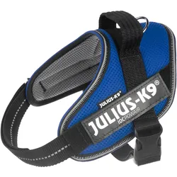 Julius-K9 K9 Idc Powair Geschirr Blau Mi (S, Hund, Allgemein), Halsband + Leine