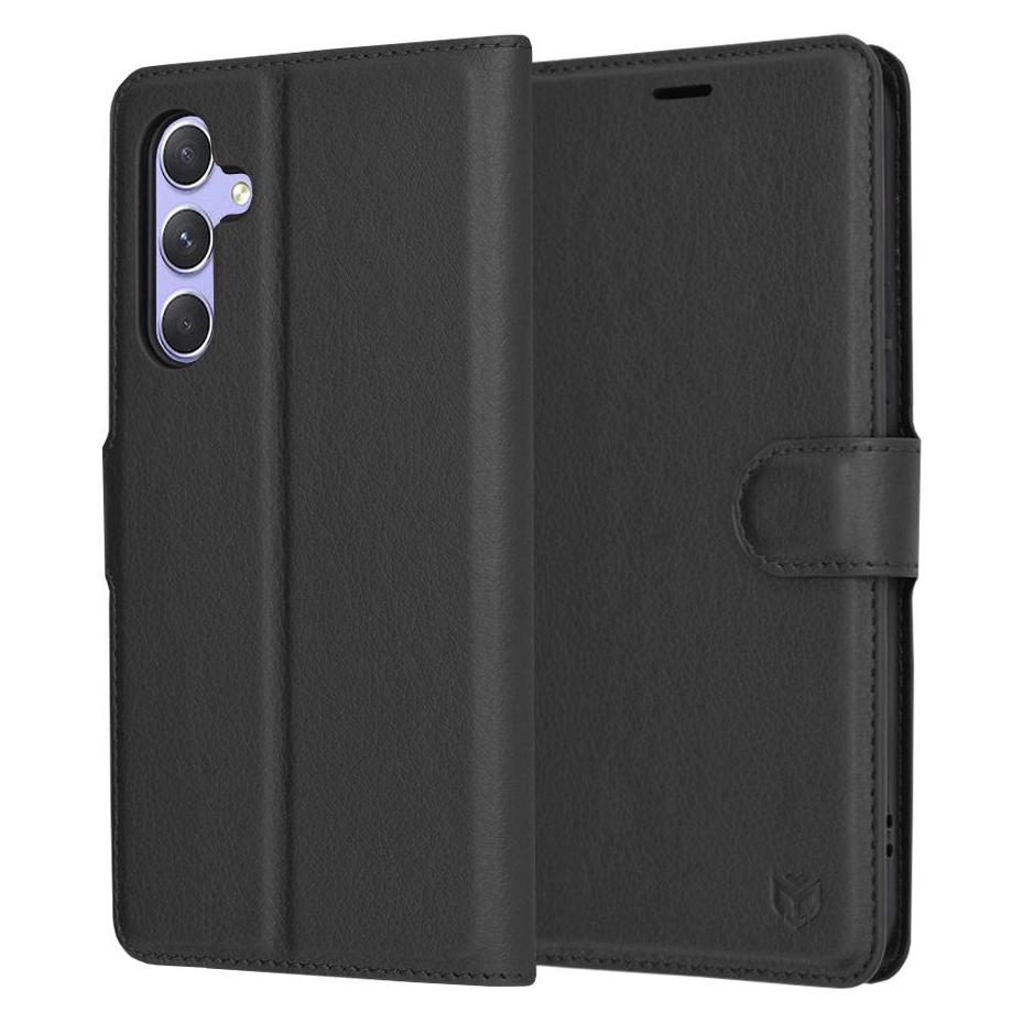 Techsuit - Leather Folio - Samsung Galaxy A54 - Black (Samsung Galaxy A54) (56347678)