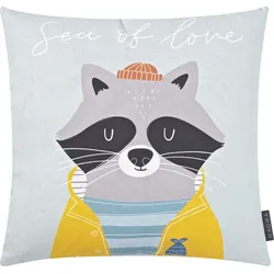 Kissenhülle WASCHBÄR (BHT 45x1x45 cm) - BHT 45x1x45 cm