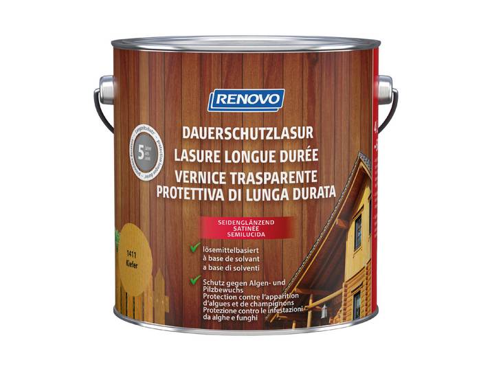 Renovo Dauerschutzlasur Kiefer 4 l Seidenglanz