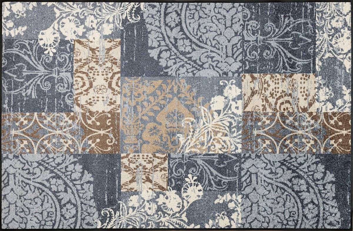 SnelShoppen Wash+Dry Armonia Deurmat - Grijs - 115 x 175 cm - Polyamide - Antislip - Voor binnen en buiten