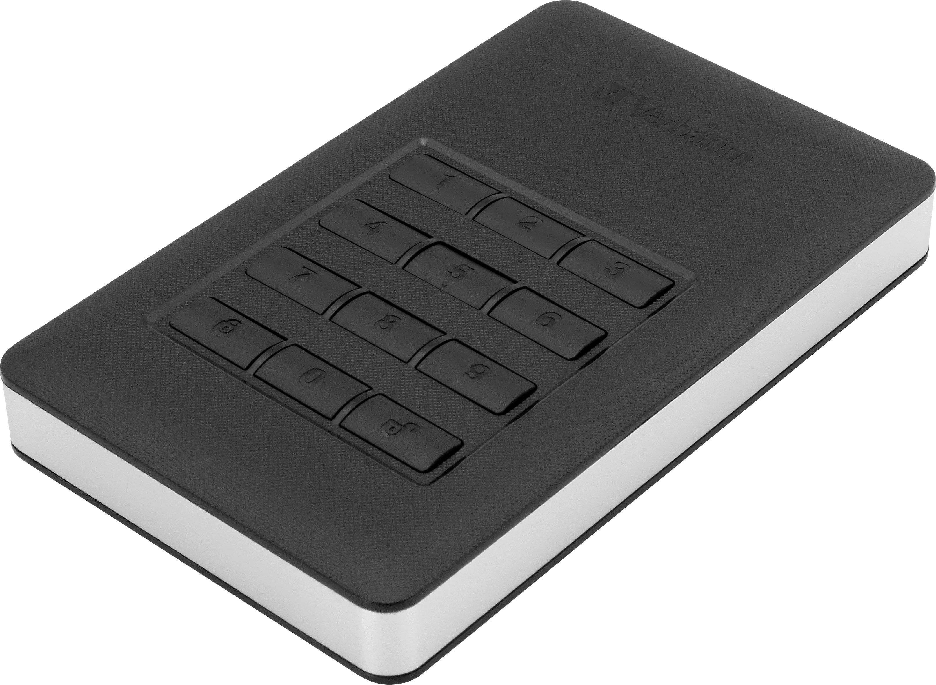 VERBATIM 2,5'' 2TB HDD Secure USB 3.1 mit Tastatur-Zugriff