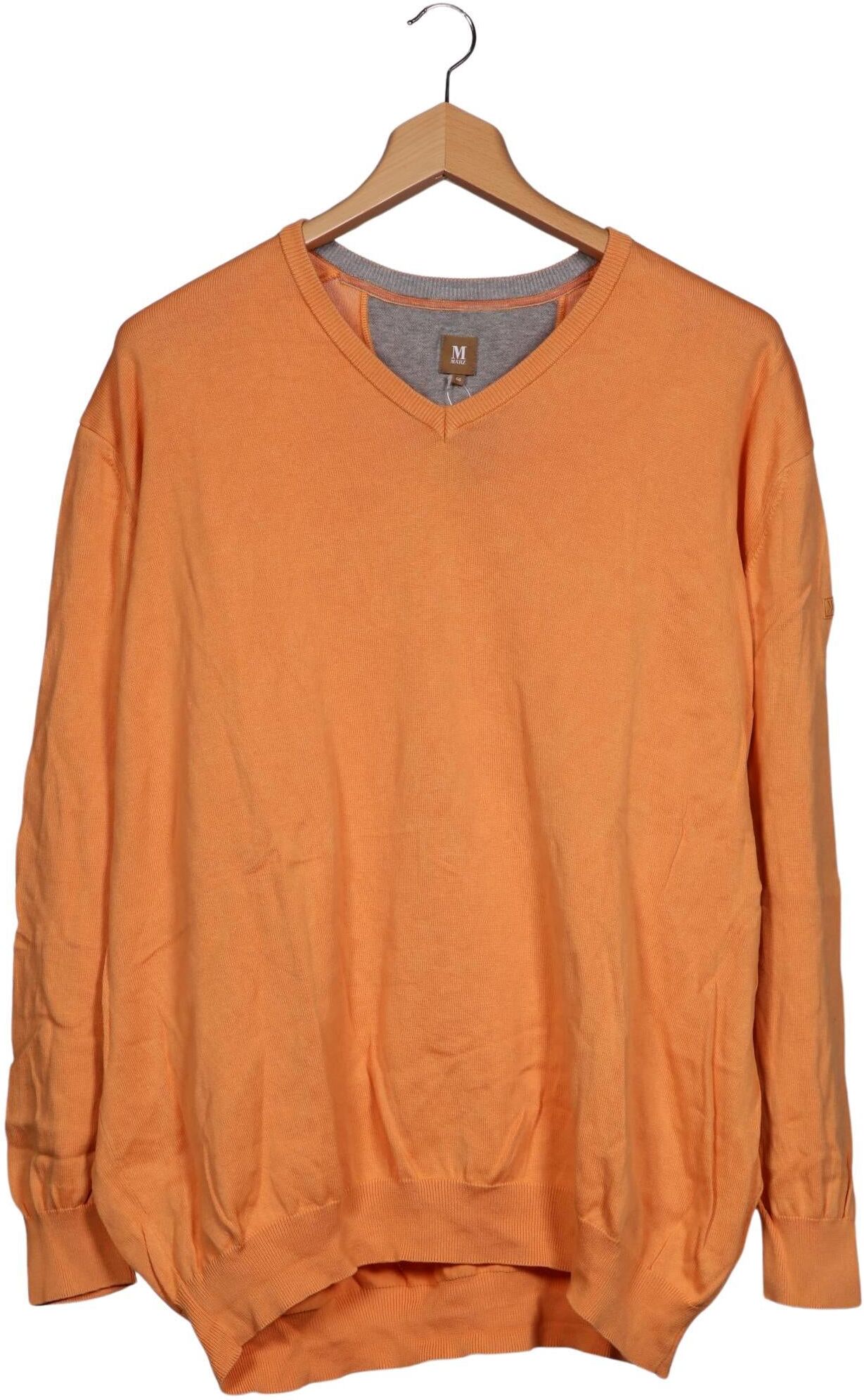 Maerz Herren Pullover, Orange, Gr. EU 66, Baumwolle - Second Hand