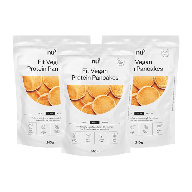 3 x nu3 Fit Pancakes 3x240 g Set
