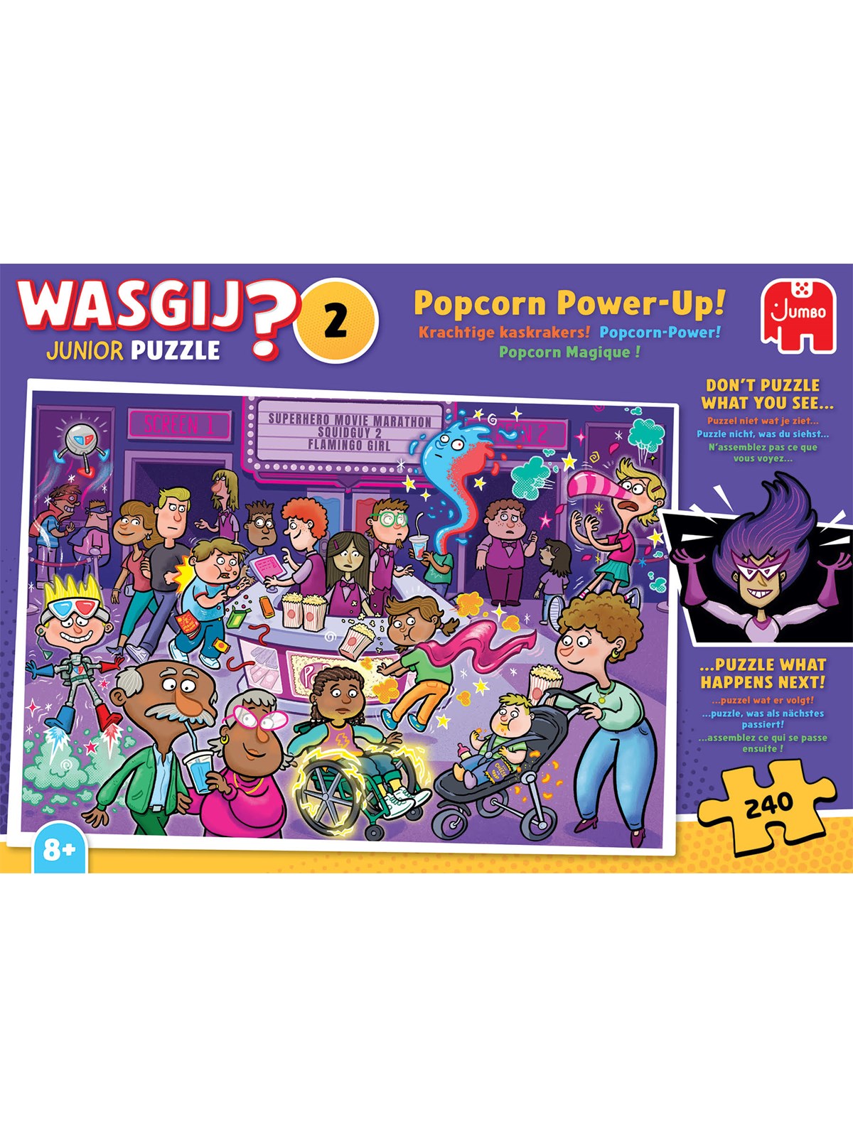 Wasgij Junior PopCorn Power-up (240)
