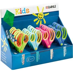 Dahle, Schere, Kinderscheren-Display 24 Stück rund ass. (13 cm)