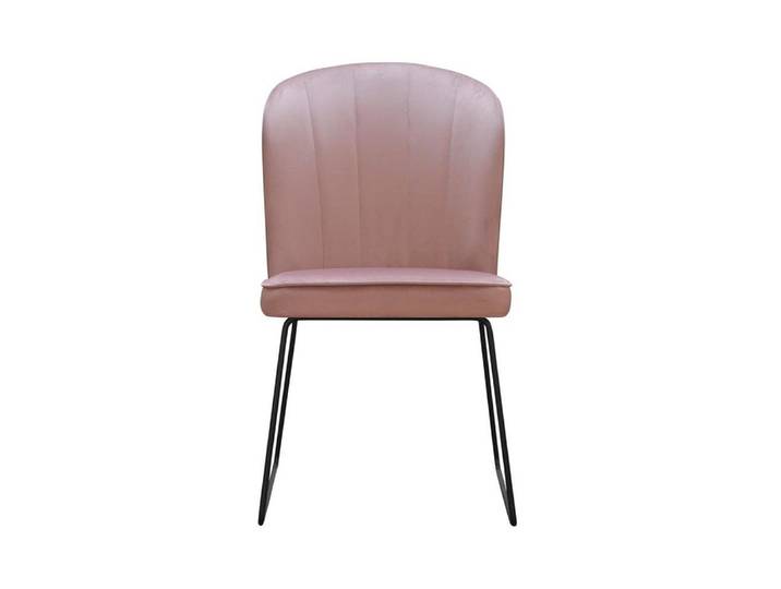 JVmoebel Esszimmerstuhl Textilstuhl in Rosa – elegantes Design für Wohnräume und Praxen, Made in Europa