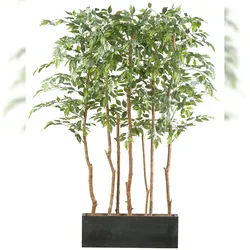 CREATIV green künstliche Pflanze Ficus Benjamina Raumteiler 160cm