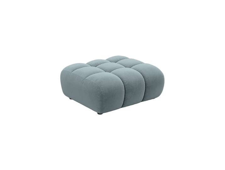 Design Sitzpouf Arden Samt Hellblau chosen by Bloomingloft
