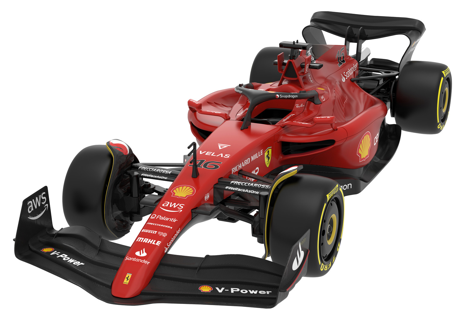Jamara Germany Ferrari F1-75 schaalmodel 1:18 rood 2,4 GHz