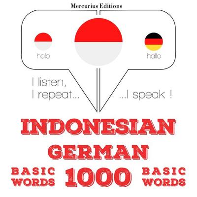 1000 essential words in German - JM Gardner, Audio, 9782821146587