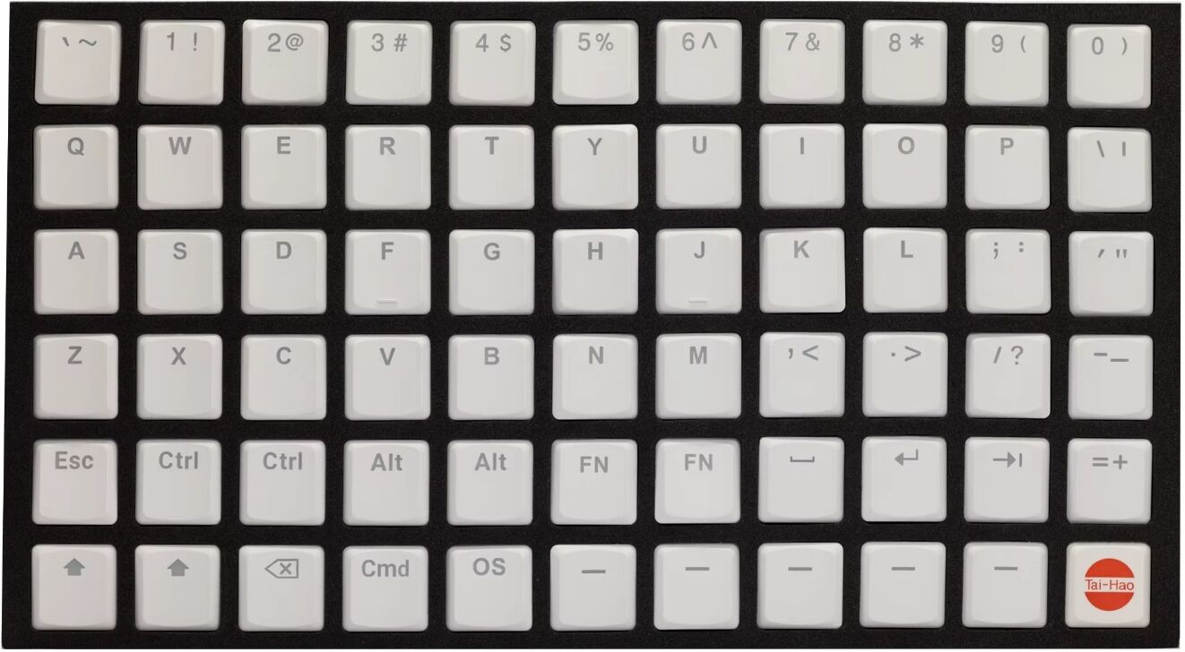 Tai-Hao Tht Doubleshot Pbt Backlit Low-Profile 65-Key - Mx - Vit