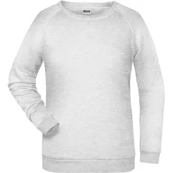 James & Nicholson Damen Raglan Sweater Sweatshirt JN793 ash XS