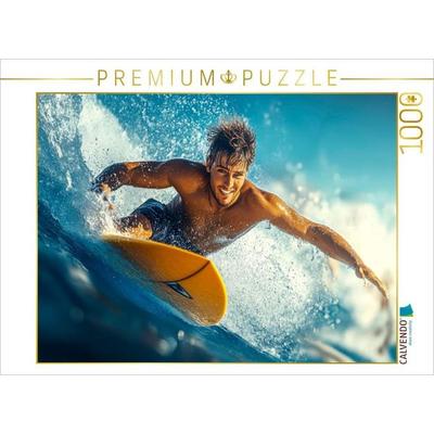 CALVENDO Puzzle Surfen | 1000 Teile Lege-Größe 64x48cm Foto-Puzzle für glückliche Stunden, Sonstige von , Calvendo Puzzle