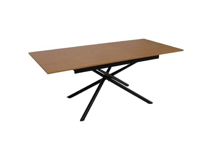 Mendler Esszimmertisch HWC-O57 MDF - Walnuss-Optik