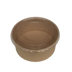 100 Salatschalen to go  aus Pappe 1200ml mit  rPET  Deckel  187mm