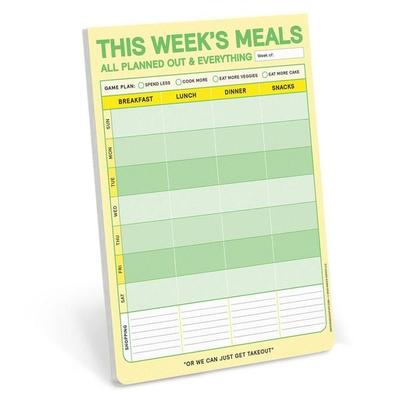 Knock Knock This Week's Meals Big & Sticky Notepads, von Knock Knock, Workman, 978-1-68349-418-8
