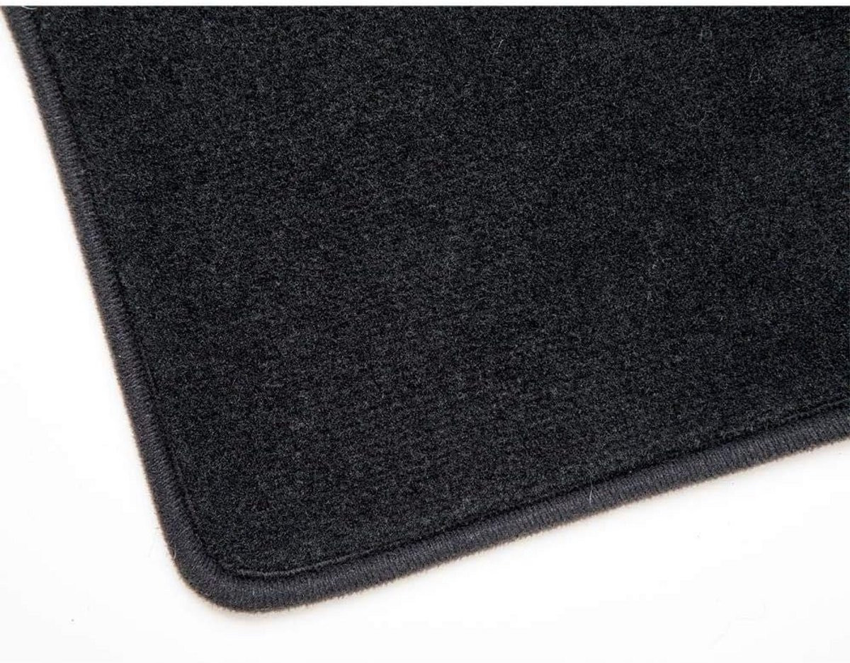 Zwart Vloerkleed Runner voor Hallway en Camper - Polyamide - 150 x 45 cm