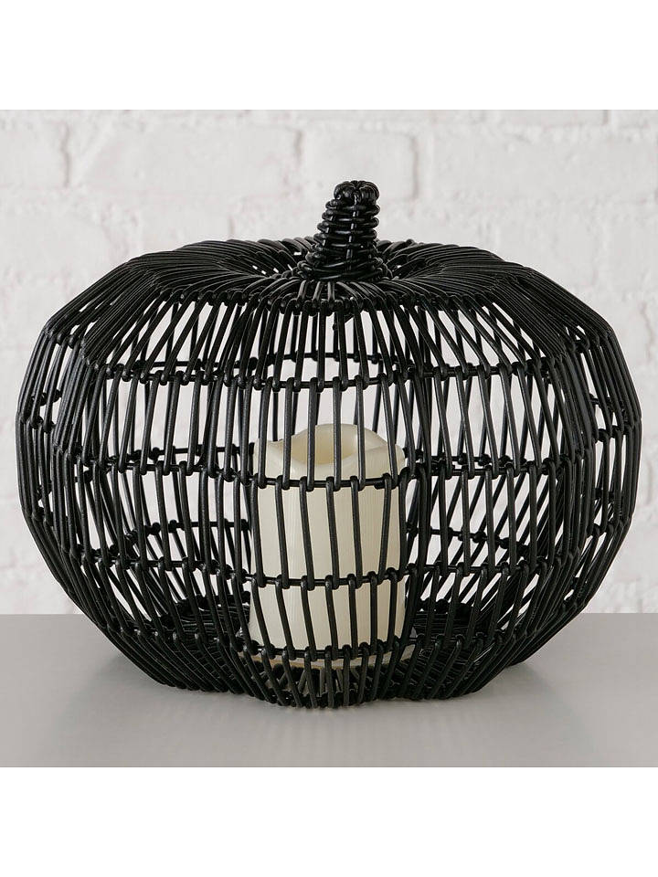 Boltze LED-Dekoaufsteller "Amber" in Schwarz - (H)24 cm - onesize