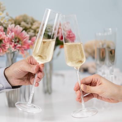 Pavilion 50th Anniversary Toasting Flute Set - 7 oz