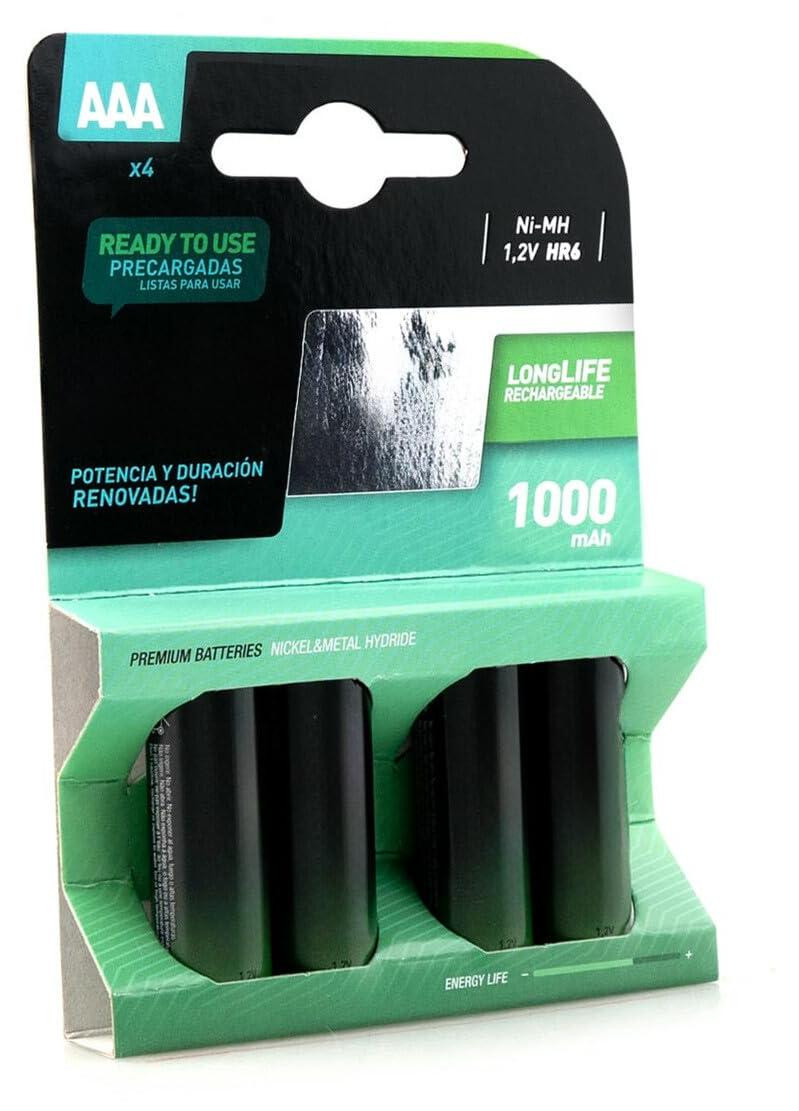 Enerhit HR03 Oplaadbare Batterij 1000 mAh - Blauw