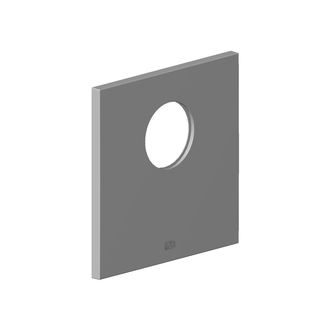 Dornbracht xSTREAM Rosette für Brause Ersatzteile 091102130 154 x 154 x 9,5 mm Platin gebürstet 091102130-06