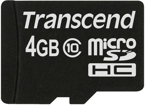 Transcend Premium microSDHC-Karte Industrial 4 GB Class 10