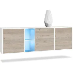 SIDEBOARD Cuba Türen in Eiche Nordic