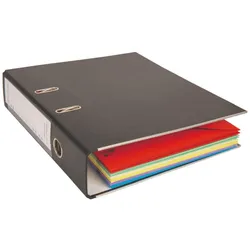 Tarifold, Mappe, Ordnungsmappe Smartfolder A4 Standard sortiert 12 Stück + Ordner schwarz (A4)
