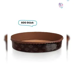 Blanc HYGIENIC Papier-Backformen APFELKUCHEN, 600 Stück, 170x35mm, 840ml, Backofen geeignet, aluminiumfrei, geschmacksneutral
