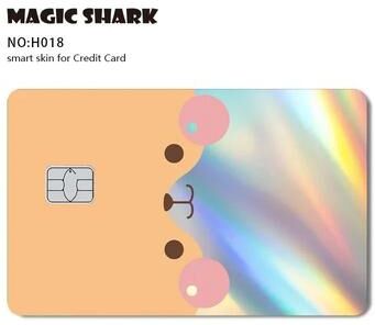 Uplifted Finds Magic Shark Holographic Skull Panda Sticker For Cards large Chip j
